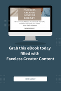 Faceless Creator Content Library eBook