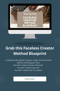 The Faceless Creator Method Blueprint with MRR (Master Resell Rights)