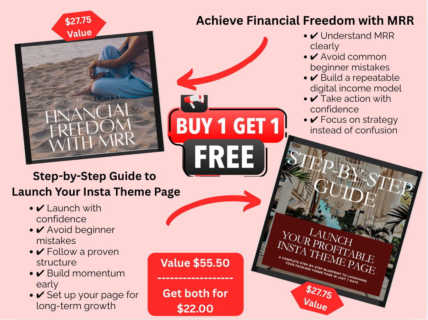 Financial Freedom/Launching your Instagram Theme page Bundle
