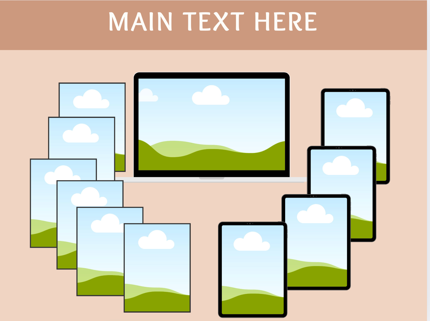 80 Digital Template Mockups / without Master Resell Rights