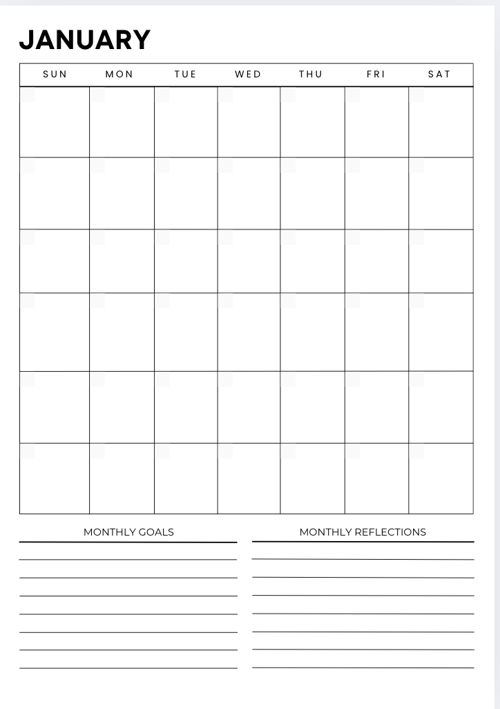 Undated Personal Planner