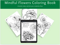 🌸 Mindful Flowers Coloring Book