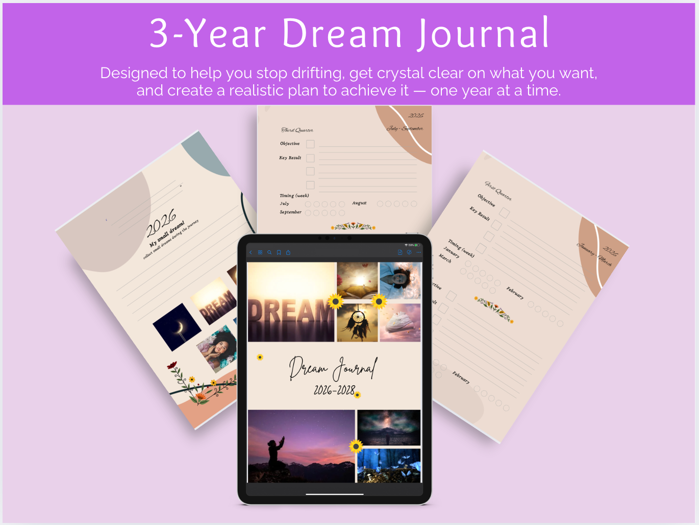 3-Year Dreams Journal