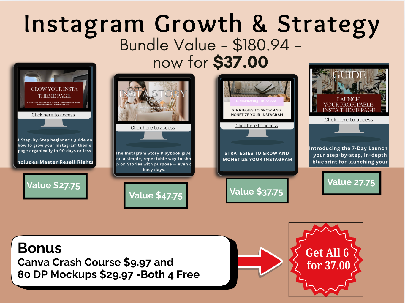 🚀 Instagram Growth &amp; Strategy Bundle